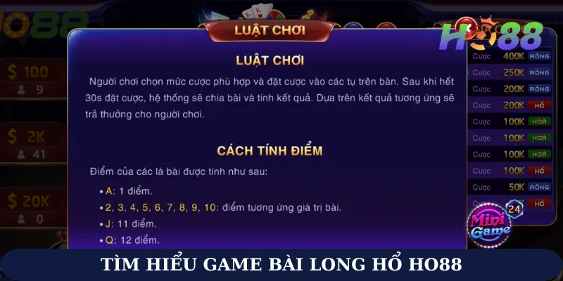 game bài Long Hổ Ho88
