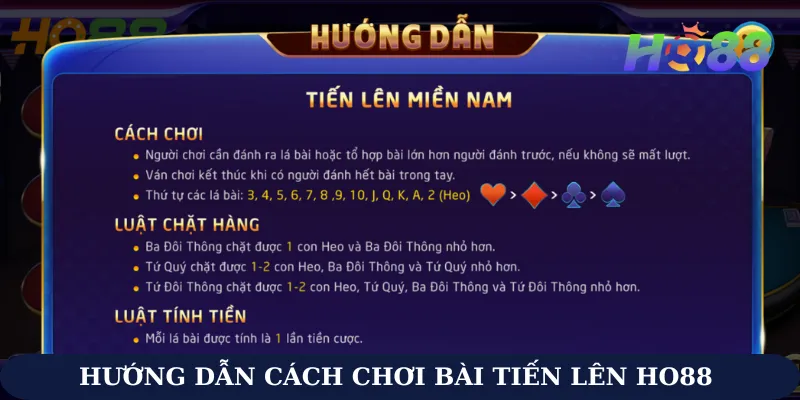 Cách chơi game bài Tiến Lên Ho88