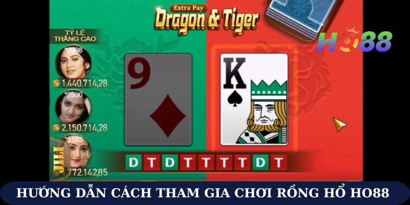 Hướng dẫn cách tham gia chơi Rồng Hổ Ho88