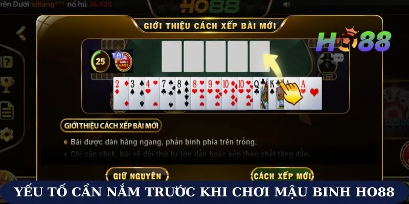 Những yếu tố cần nắm trước khi tìm hiểu cách chơi Mậu Binh Ho88