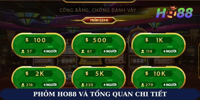 Phỏm Ho88 và tổng quan chi tiết